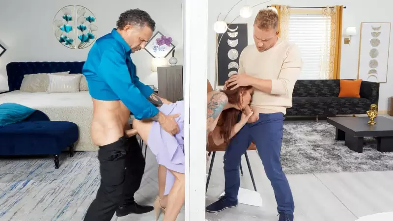 الجار في وقت الضيق - سكس تلاتي