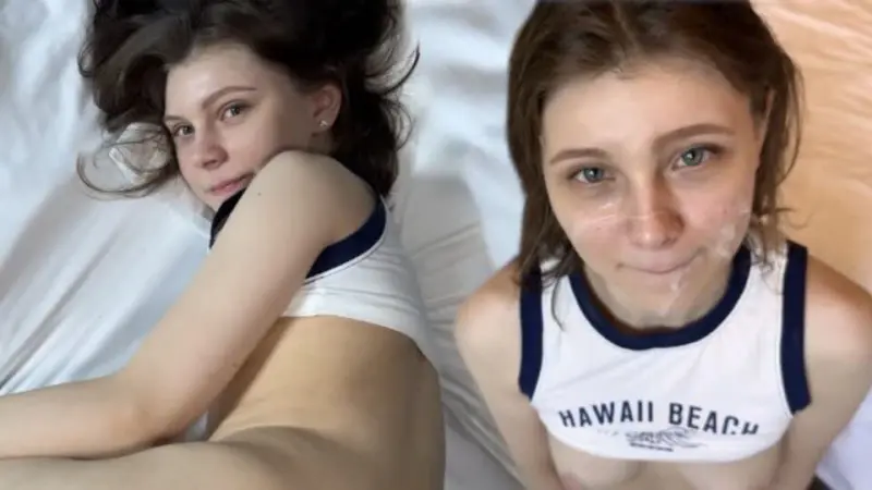 مشاركة السرير مع أختي الصغيرة في الإجازة - سكس مترجم